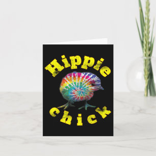 Festival Sfeer Hippy Meisje Tie Dye Meisje Kaart