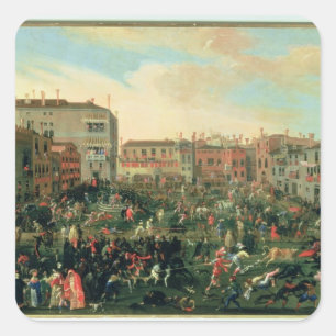 Festival van de stieren, Campo San Polo Vierkante Sticker