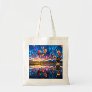 Festival van heteluchtballonnen tote bag