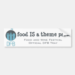 Festival voor voedsel en wijn DFB Tray Sticker
