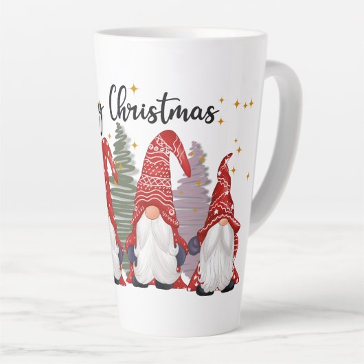 Festivale Noël de Latte Mug (Angle droit)