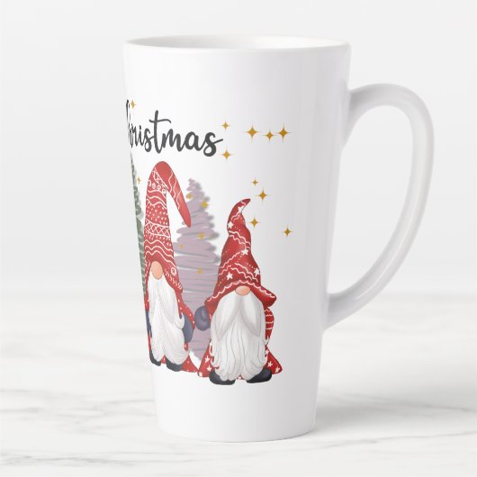 Festivale Noël de Latte Mug (Droite)