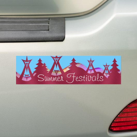 festivalia sticker (Op auto)