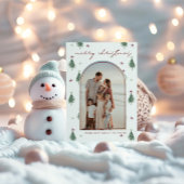 Festivals Arbres & Etoiles Joyeuse carte de Noël e