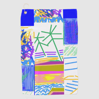 Festive Abstract Golfhanddoek