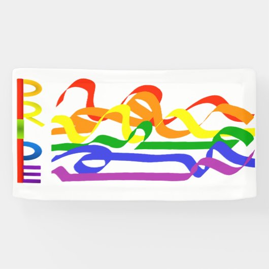 Festive Abstraite FIDE Rainbow Colours Bannière (Horizontal)