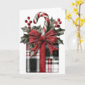 Festive and elegant Christmas Greeting Card Kaart (Gele Bloem)