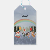 Festive animals cadeaulabel (Voorkant)