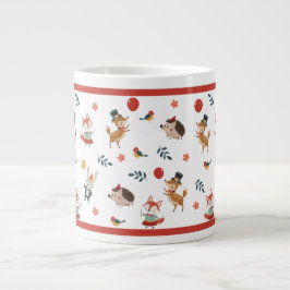 Festive animals  extra grote beker