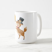 Festive animals - Fawn Koffiemok (Voorkant rechts)