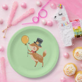 Festive animals - Fawn Papieren Bordje (Feest)