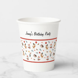 Festive animals  papieren bekers