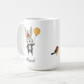 Festive animals - Rabbit Koffiemok (Voorkant links)