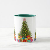 Festive Arbre de Noël Mug avec cadeaux 2025 (Centre)