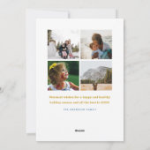 Festive Arbres colorés Vacances Non Carte photo (Dos)