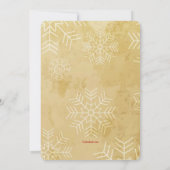 Festive Arbres Noël Invitations (Dos)