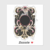 Festive Art Deco aanpasbaar Sticker (Vel)