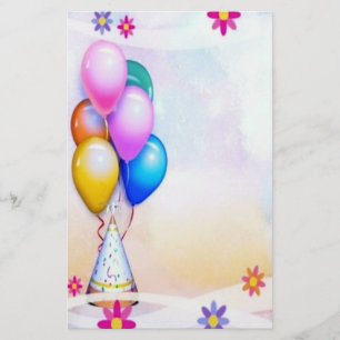 Festive Ballons Briefpapier