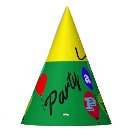 Festive Balloons Party Petten Feesthoedjes (Links)