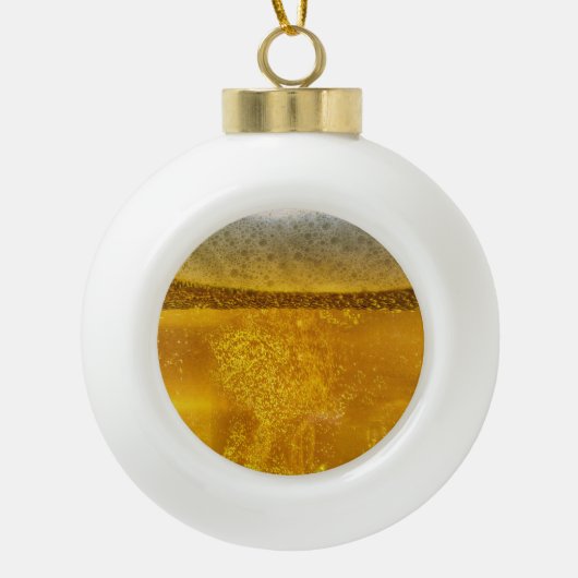 Festive Beer Galaxy a Celestial Quenching Keramische Bal Ornament (Voorkant)