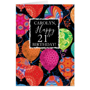 Festive Birthday ballonnen voor haar