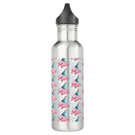 Festive Blobfish Birthday Waterfles (Links)