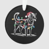 Festive Blue Heeler Christmas Holiday Cattle Dog  (devant)