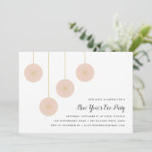 Festive Blush | Invitation du réveillon du Nouvel  (Debout devant)
