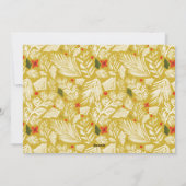 Festive Botanische Foto Feestdagenkaart (Achterkant)