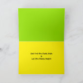 Festive bougies Fiesta Bonne carte d'anniversaire (Intérieur)