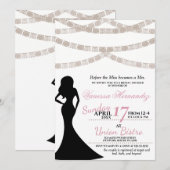 Festive Bridal Shower Invitation Kaart (Voorkant / Achterkant)