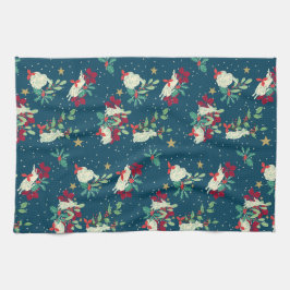 Festive Bunnies Play As Snow Falls Theedoek