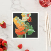 Festive Cabaret Dancer Napkins Servet (Insitu)