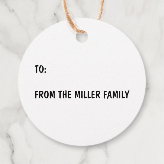 Festive Camper Trailers Retro RV's kerstcadeau Bedankjes Labels (Achterkant)