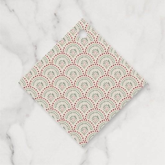 Festive Casual kerstdiamant Bedankjes Labels (Achterkant)