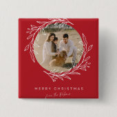 Festive Cheer Pin! ✨ Custom Christmas Button Badge (Voorkant)