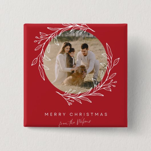 Festive Cheer Pin! ✨ Custom Christmas Button Badge (Devant)