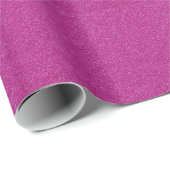 Festive Chic roze Glitter Achtergrond Romantisch Cadeaupapier (Rol Hoek)