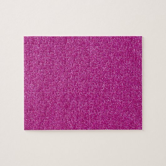 Festive Chic roze Glitter Achtergrond Romantisch Legpuzzel (Horizontaal)