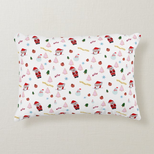 Festive Christmas Accent Pillow Accent Kussen (Voorkant)