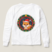 Festive Christmas Cartoon Dog (Motif verso)