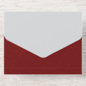 Festive Christmas Eve Party Invitation with Santa  (Verso)