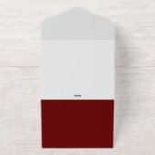 Festive Christmas Eve Party Invitation with Santa  (Extérieur)