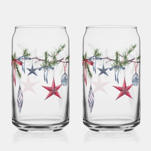 Festive Christmas Garland: Holiday Cheer Drinkware (Verso)