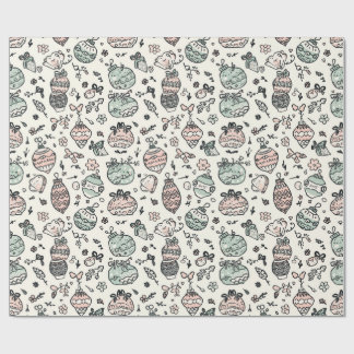 Festive Christmas Holiday Gift Wrap Cadeaupapier