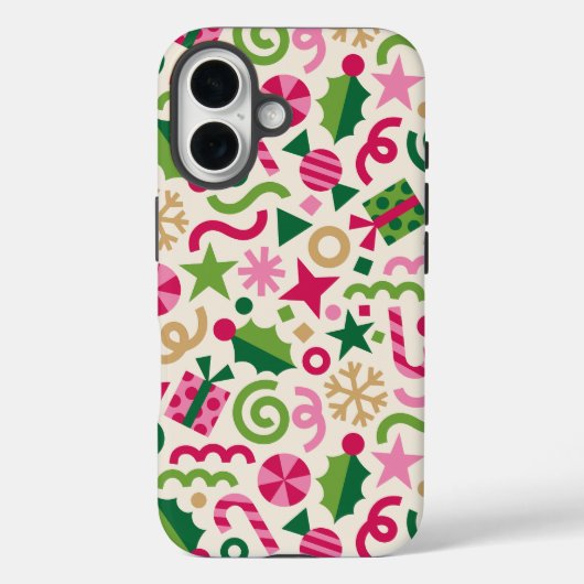 Festive Christmas iPhone / iPad case (Achterkant)