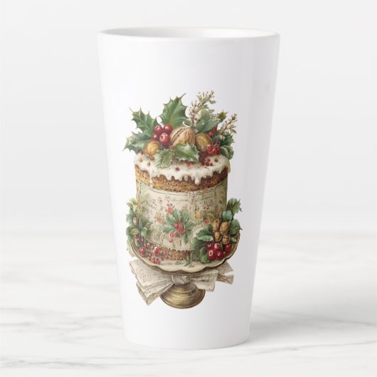 Festive Christmas Latte Mug for Adults Latte Mok (Voorkant)