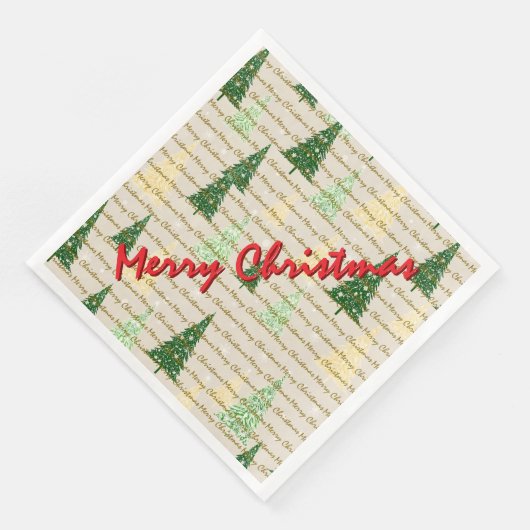 Festive Christmas Luxury Christmas Trees Servet (Hoek)