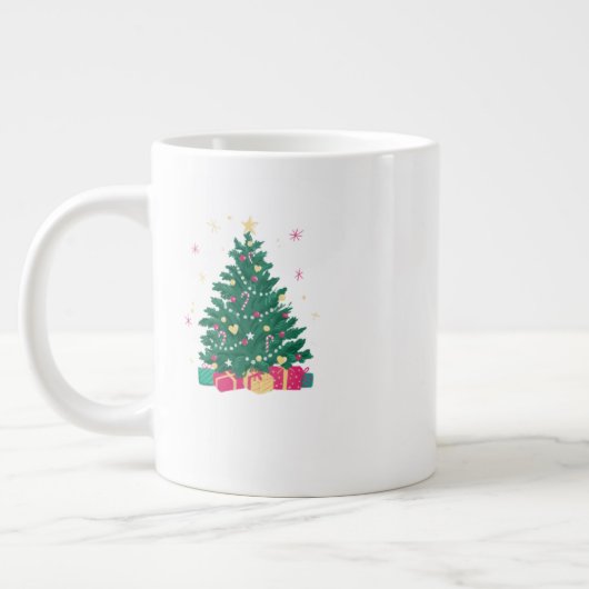 Festive Christmas Mug – Holiday Party Coffee & Coc (Gauche)