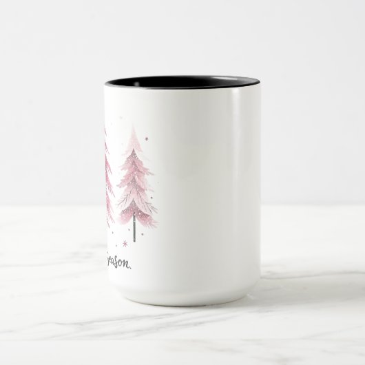 Festive Christmas Mug with Santa Claus Design (Centre)